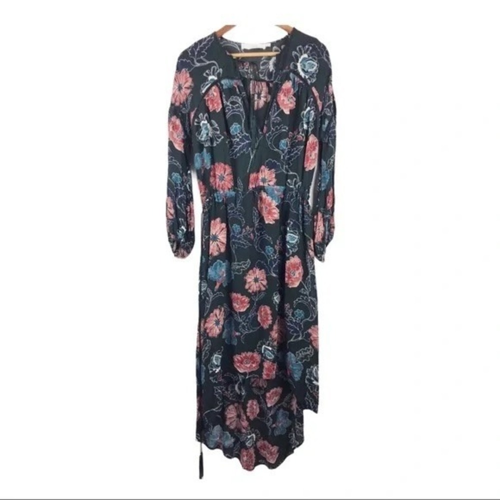 ASTR The Label Florence Floral Print Hi Low Dress - Picture 12 of 12